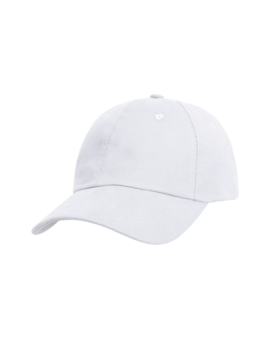 Custom embroidered hats in White