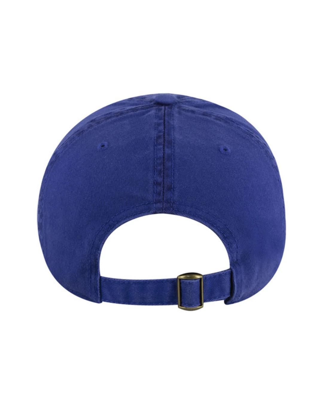 Custom baseball caps in Royal Blue, back