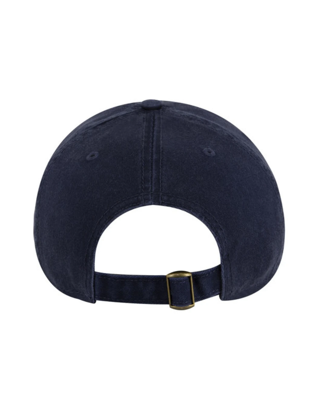 Custom baseball caps in Navy Blue, back