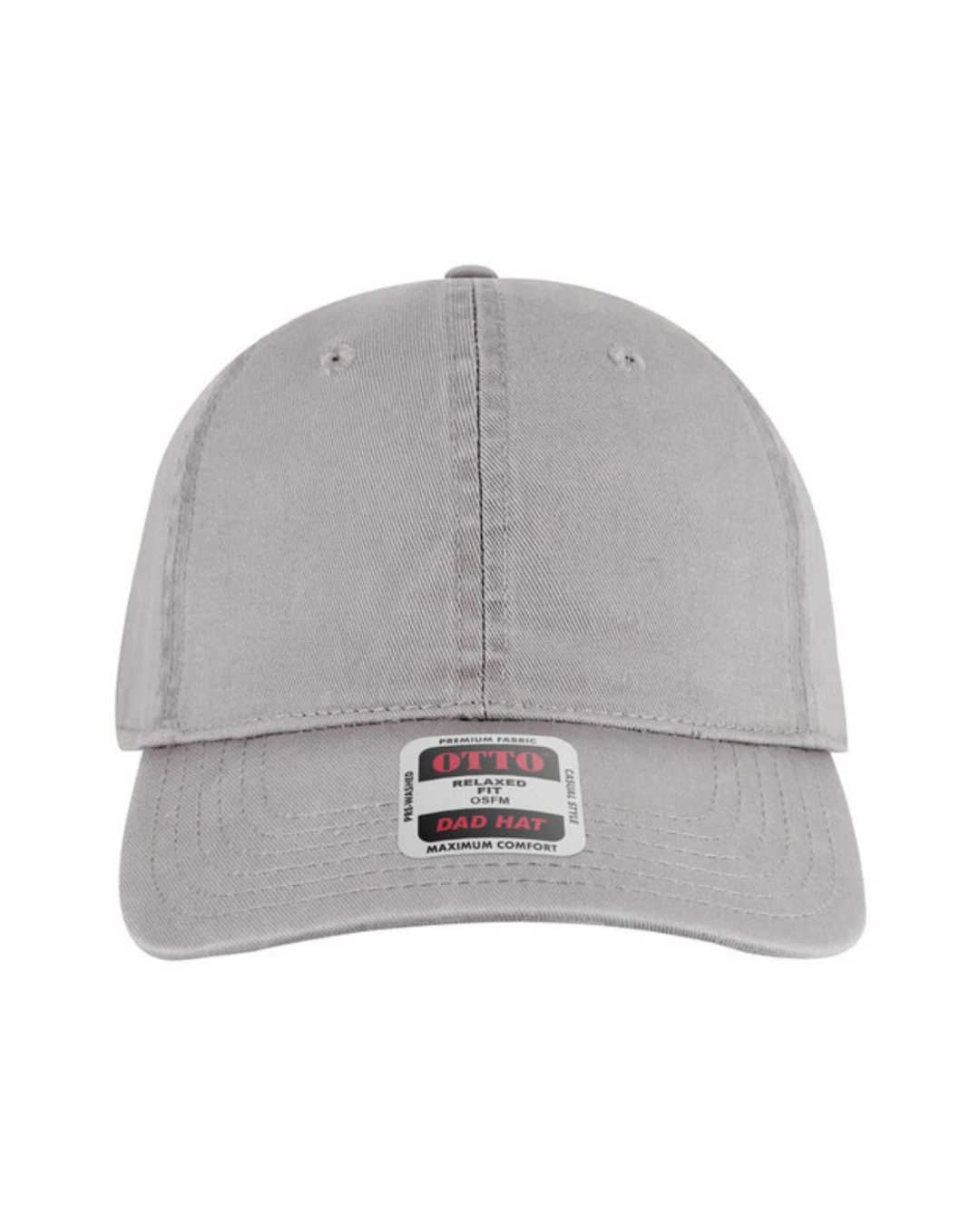 Custom baseball caps in Light Gray