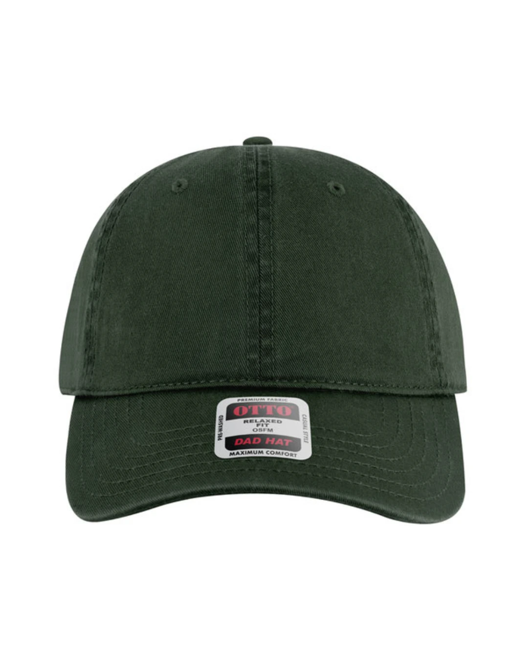 Custom baseball caps in Dark Green