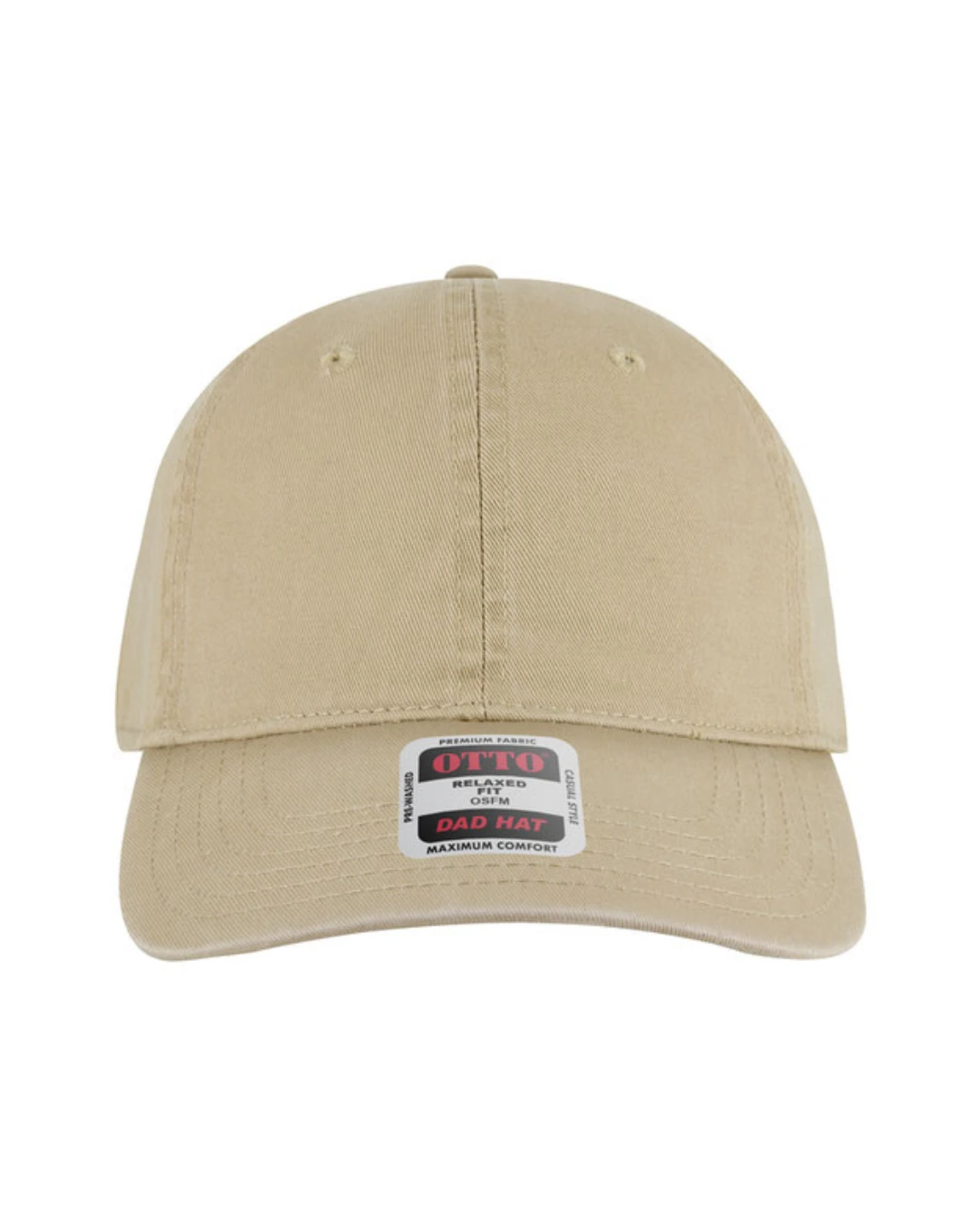Custom baseball caps in Khaki