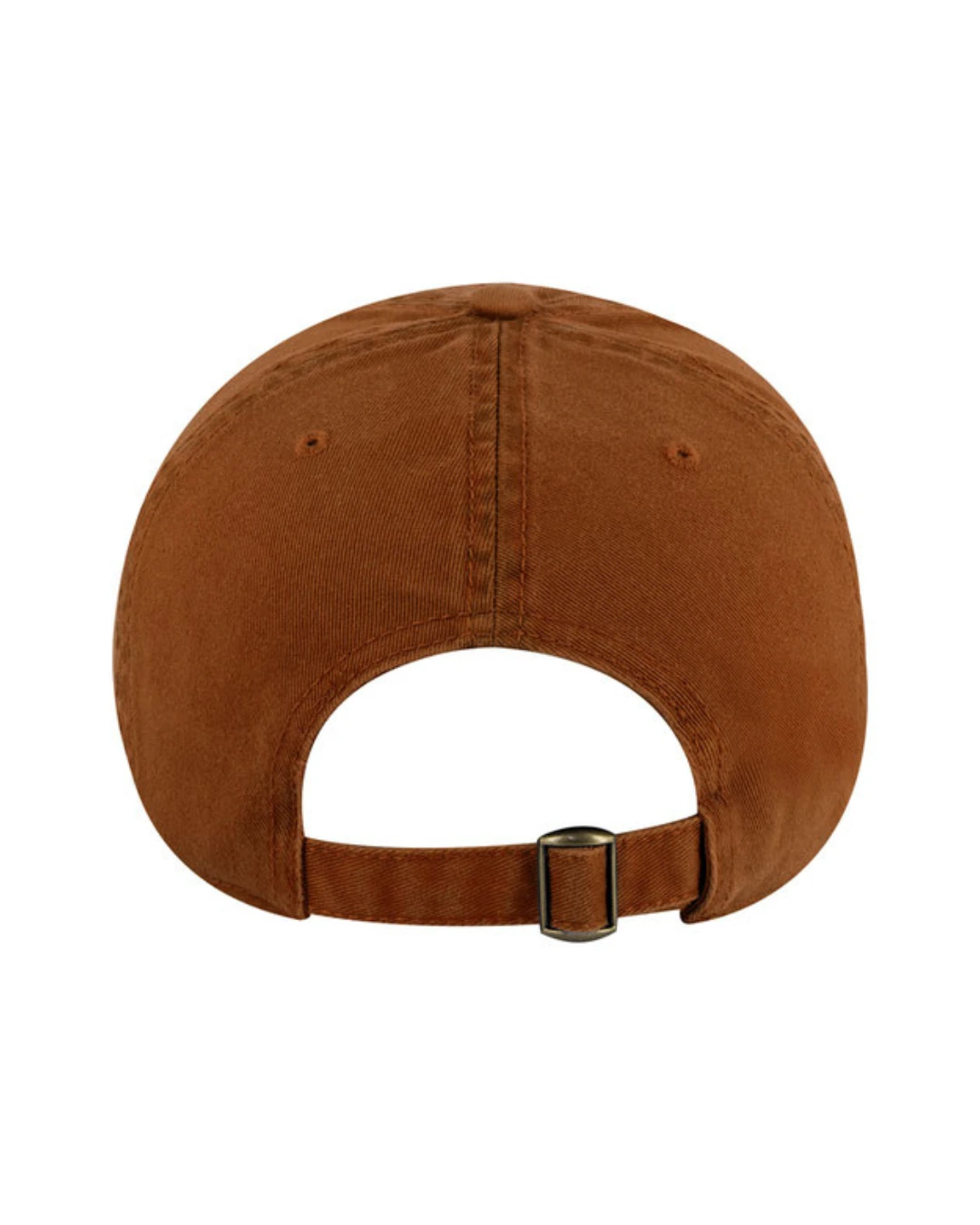 Custom baseball caps in Texas Orage, back