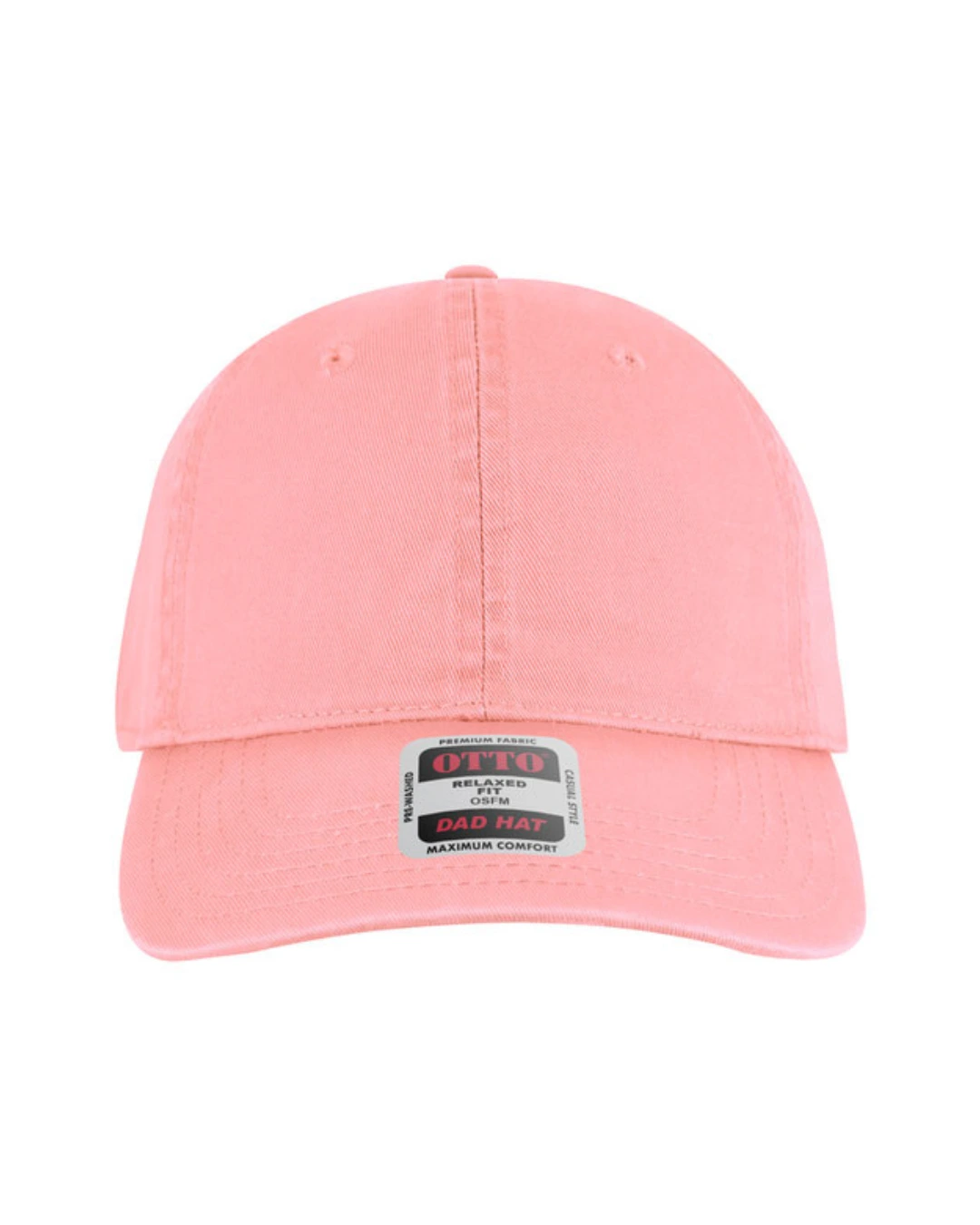 Custom baseball caps in Soft Pink