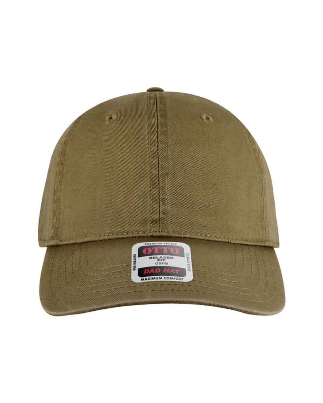 Custom baseball caps in Coyote Brown