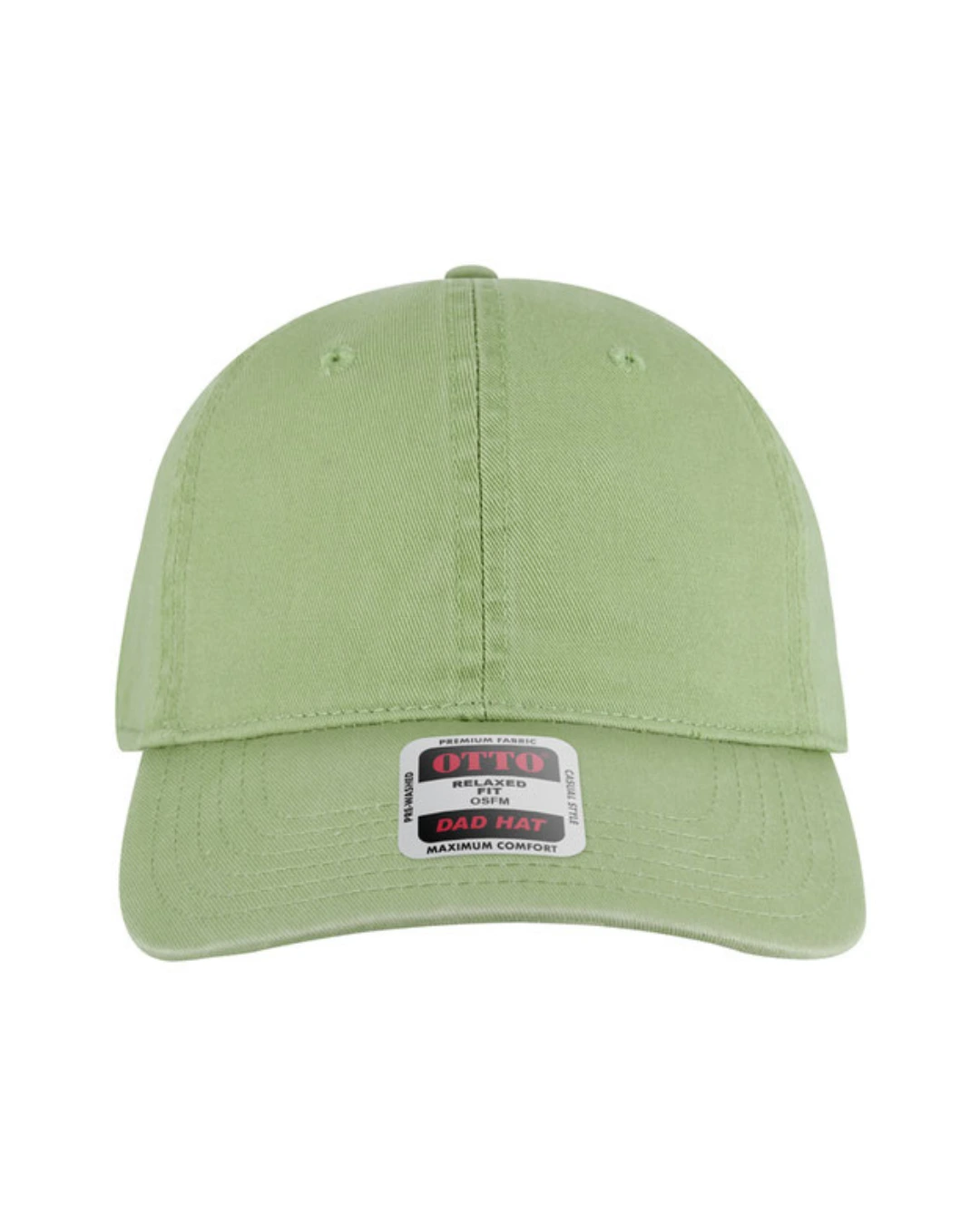 Custom baseball caps in Mint Green