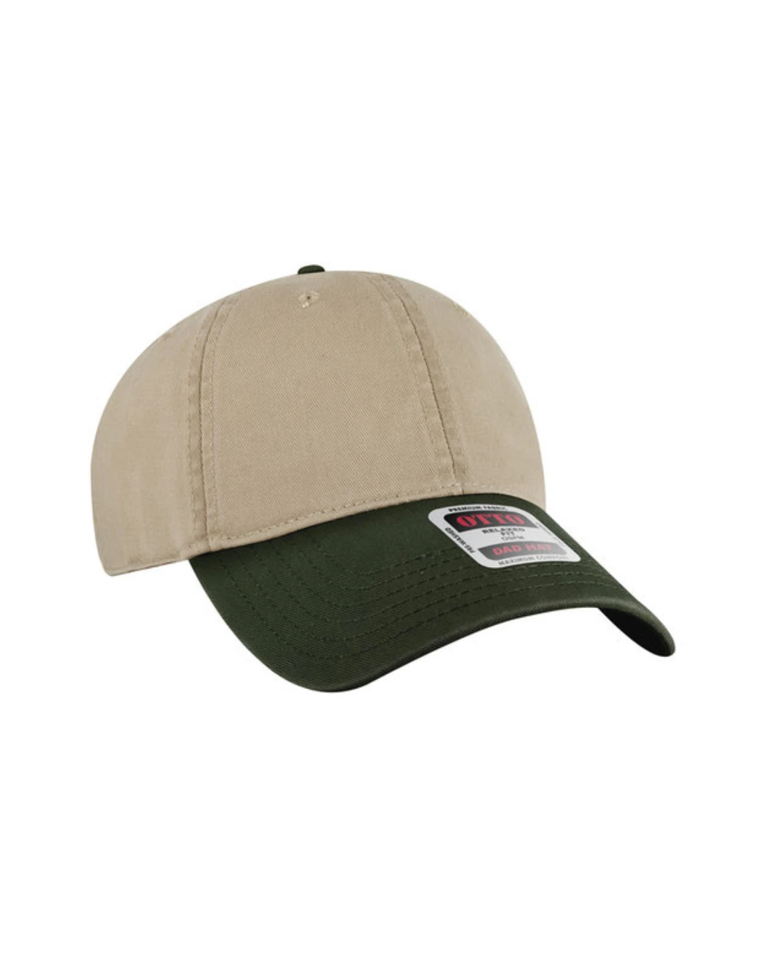 Custom baseball caps in 1732cs Sv Dark Greenkhaki