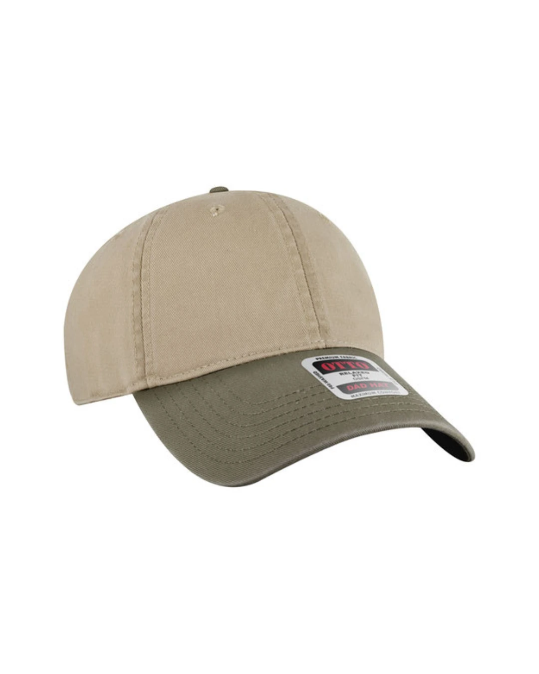 Custom baseball caps in 2132cs Sv Olive Greenkhaki