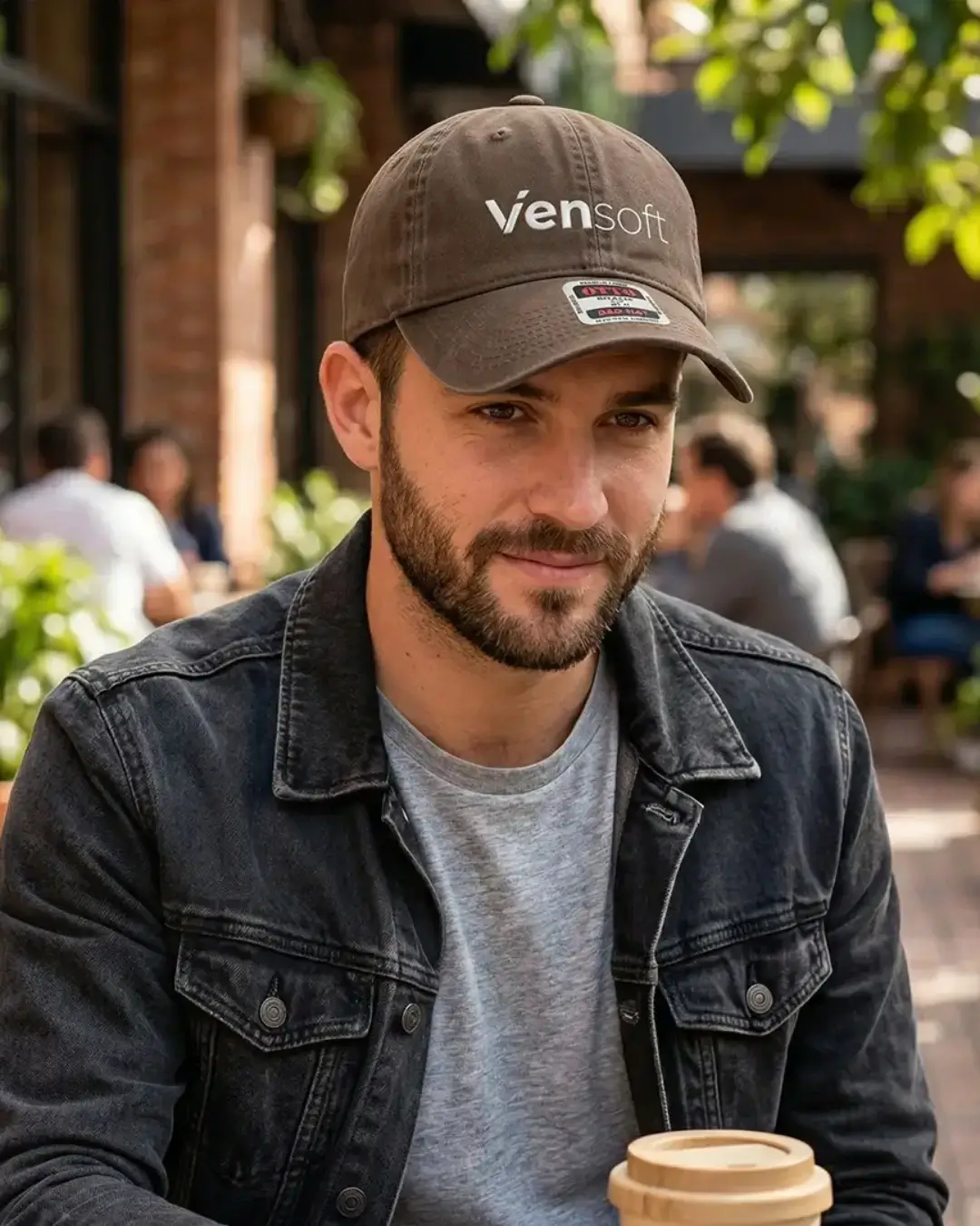 Custom baseball caps in a wide range of washed colors with embroidered logos