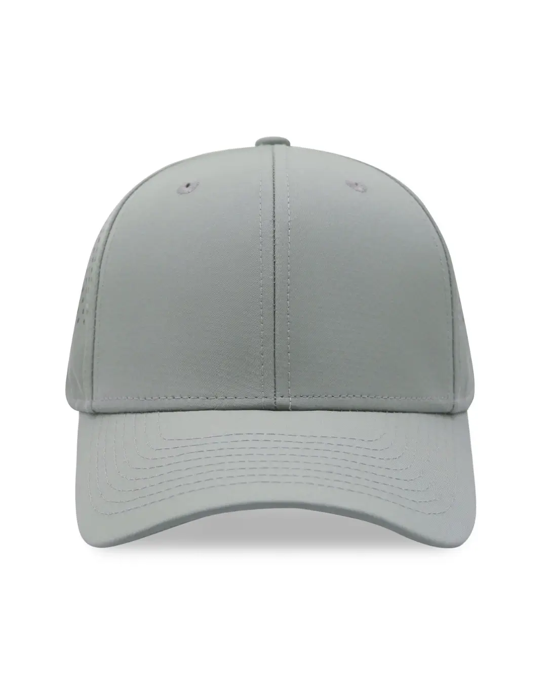 Custom golf hats in Gray Front