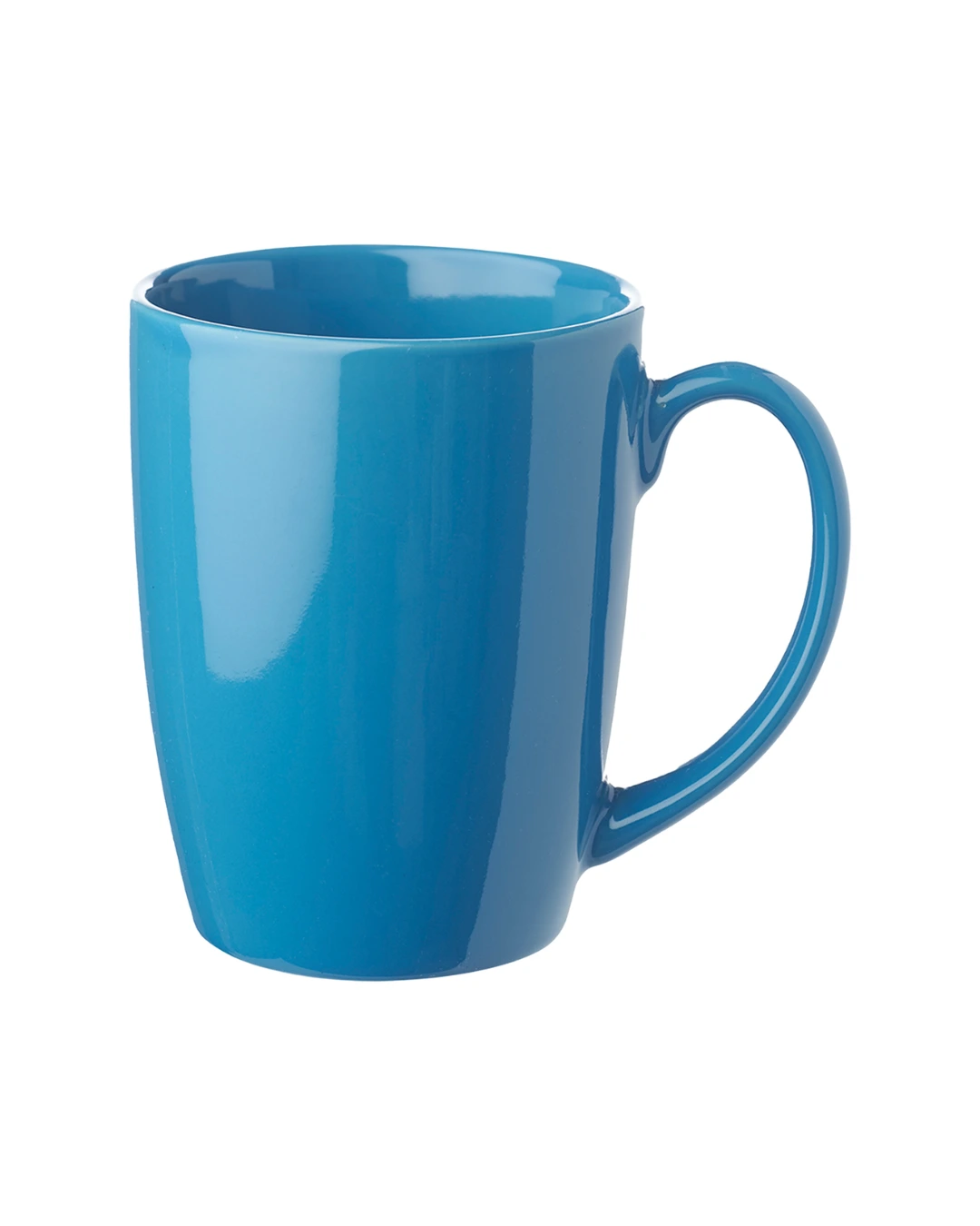 Custom glossy promotional coffee mug in Light Blue by Brandevois