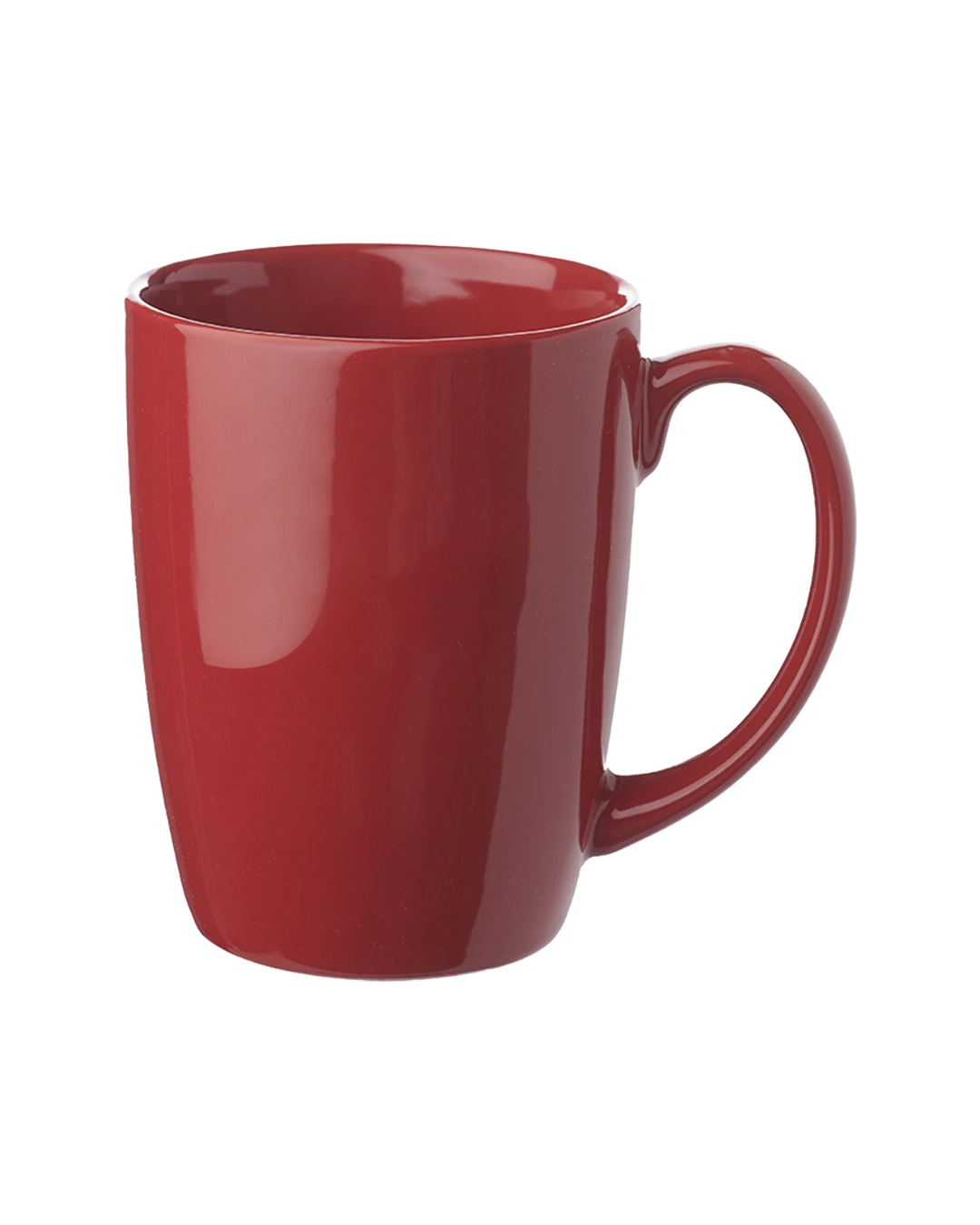Custom glossy promotional coffee mug in Red by Brandevois