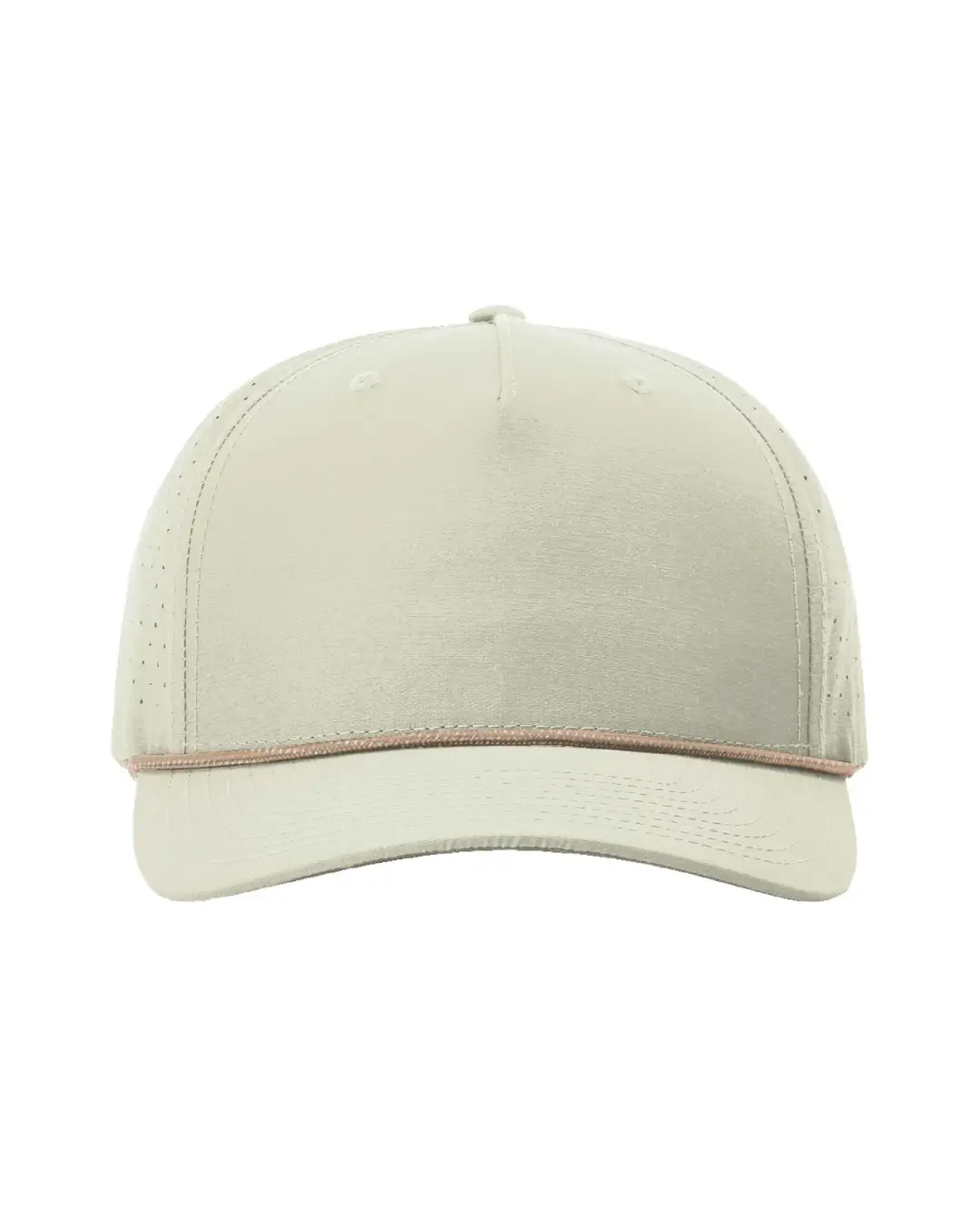 Custom rope hats in Oat Milk