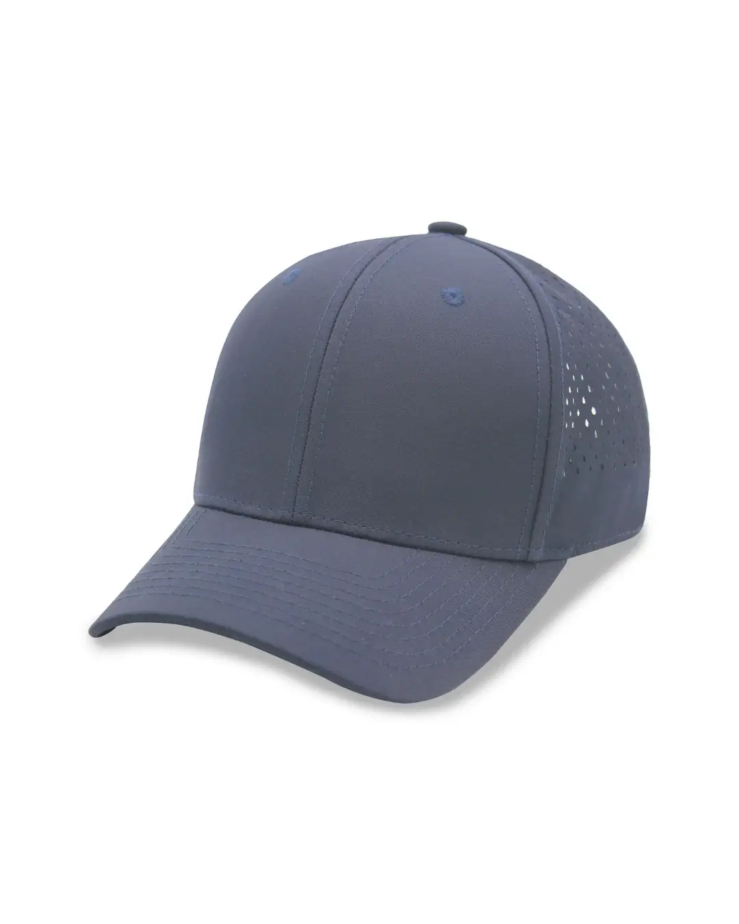 Custom golf hats in Navy Blue, side