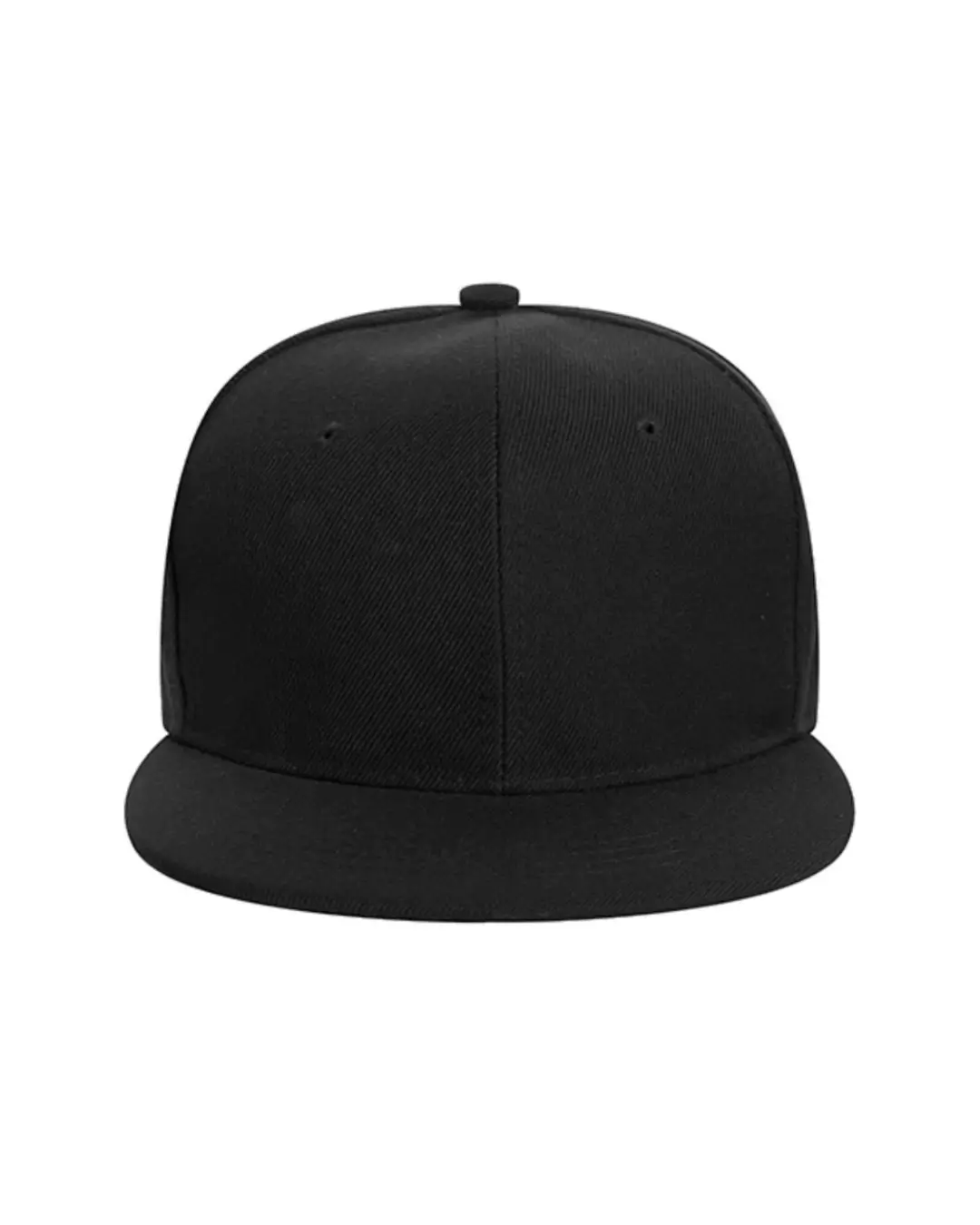 Custom flat bill hats in Black