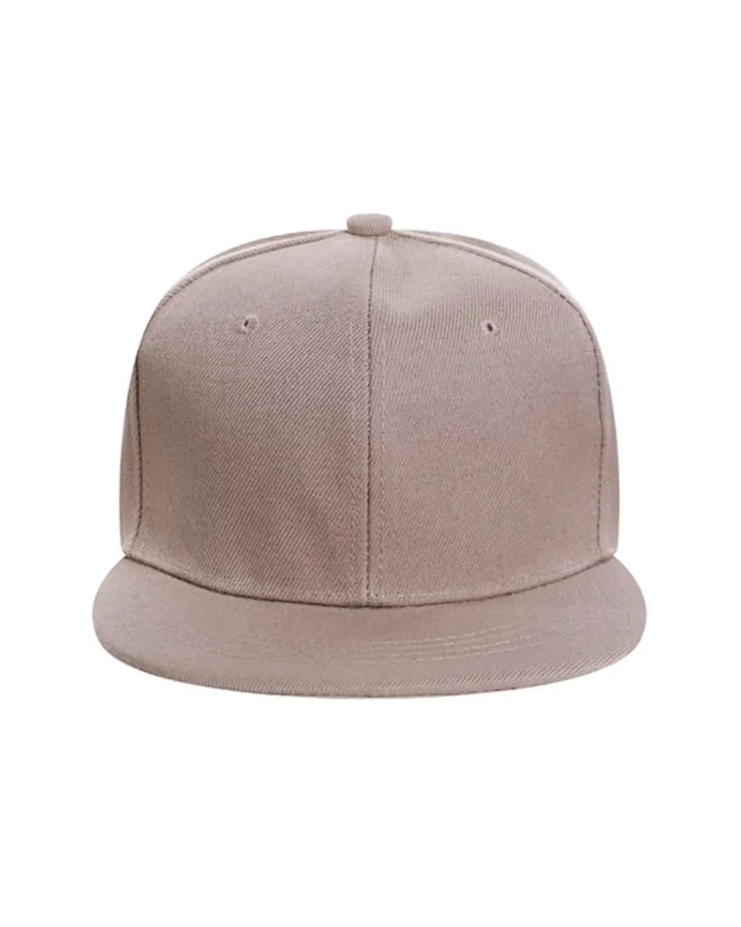 Custom rPET flat bill cap in JWWMD WBJRV_khaki tan by Brandevois