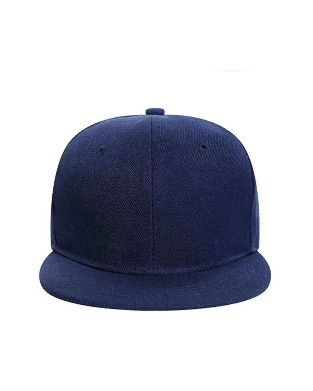 Custom flat bill hats in Navy Blue