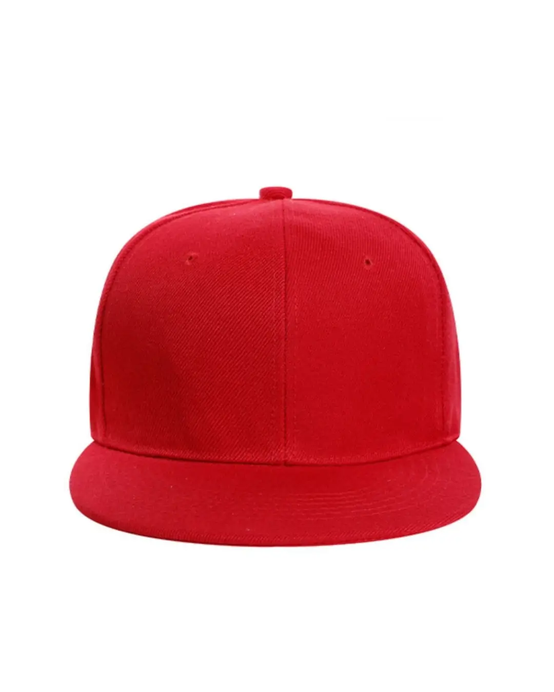 Custom flat bill hats in Red