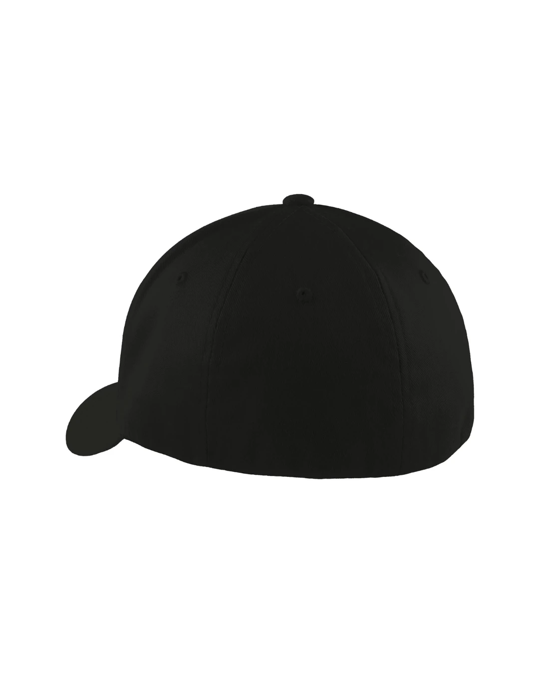 Custom fitted hats in Black, back