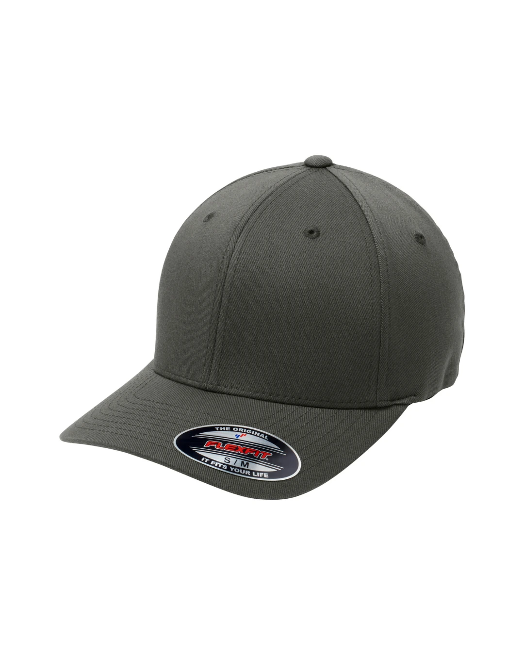 Custom fitted hats in Dark Gray