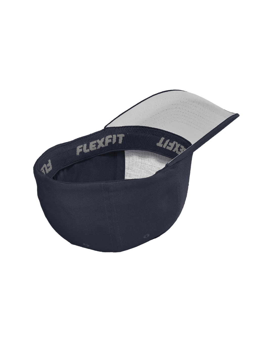 Custom fitted hats in Dark Navy Back (2)