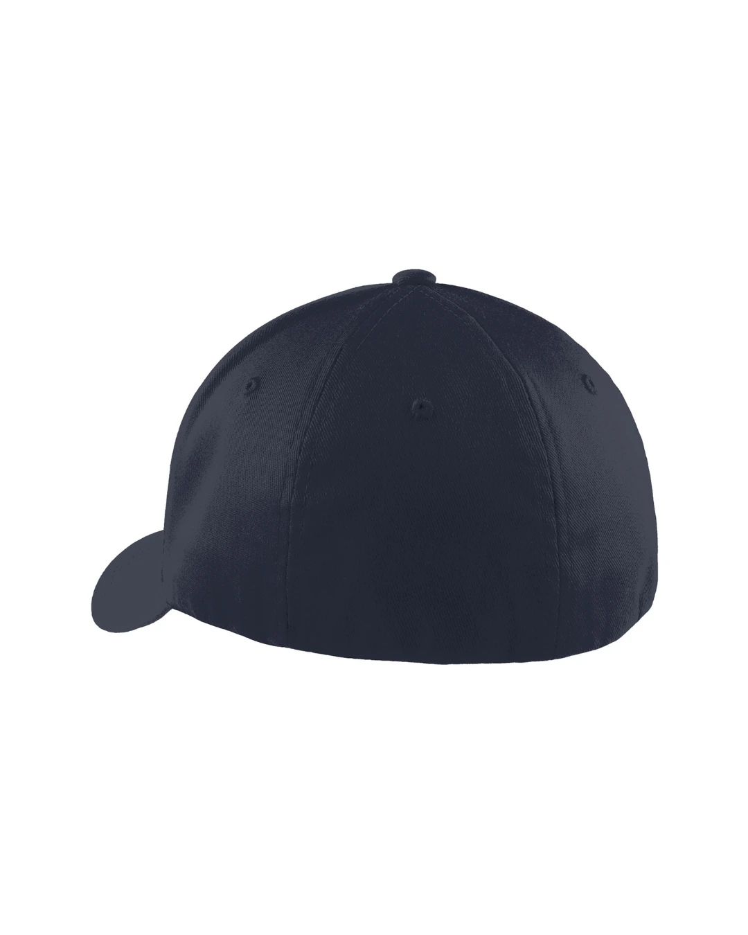Custom fitted hats in Dark Navy, back