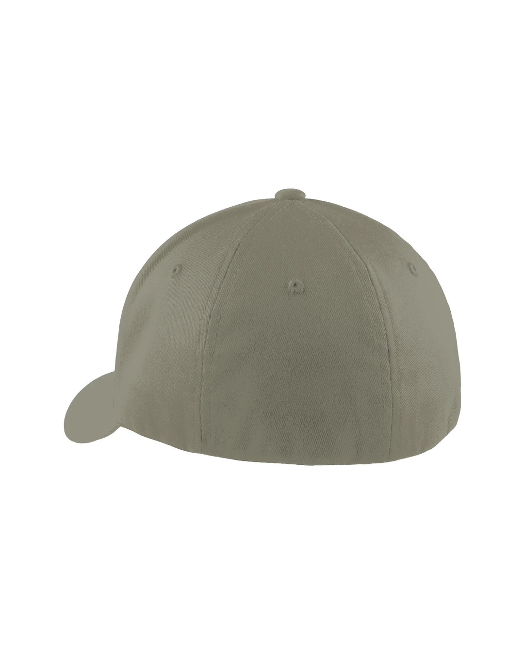 Custom fitted hats in Gray, back
