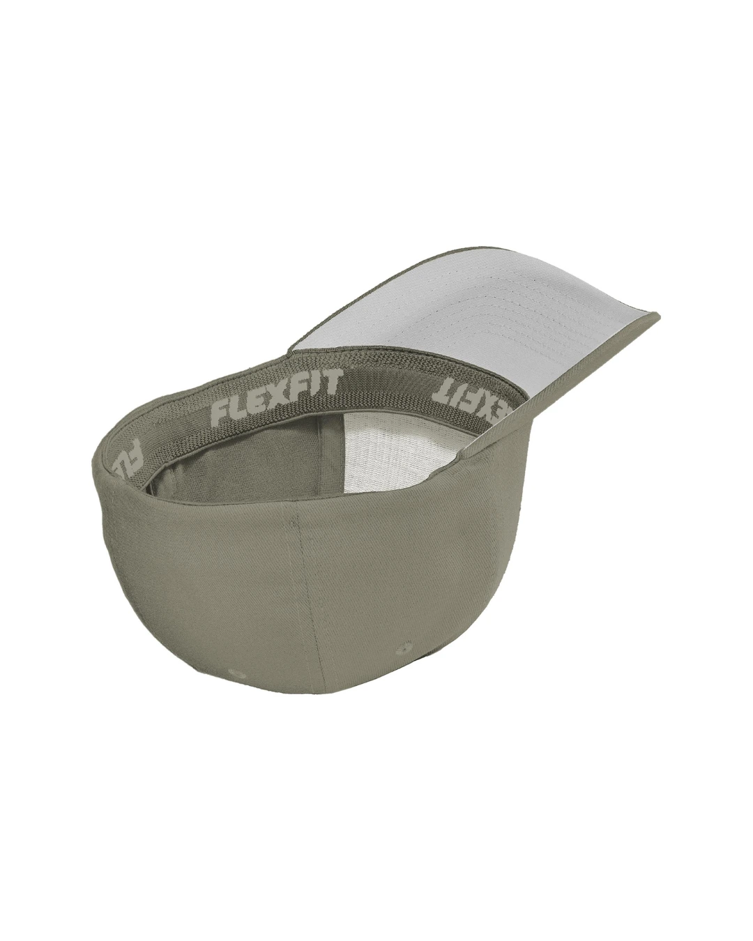 Custom fitted hats in Gray, inside