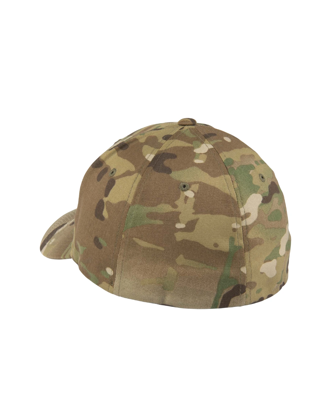 Custom fitted hats in Camo, back