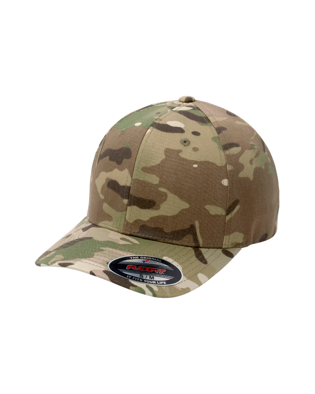Custom fitted hats in Camo