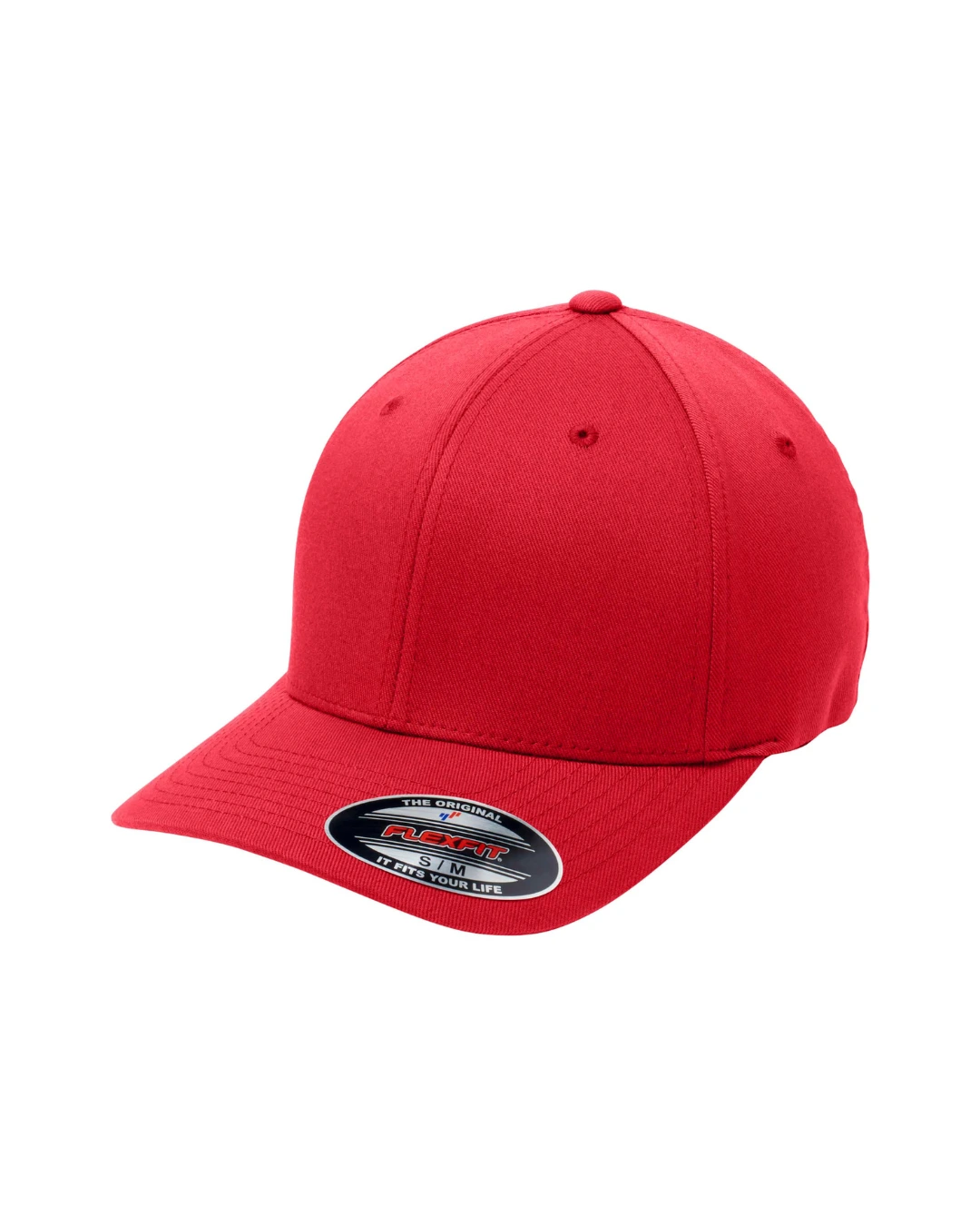 Custom fitted hats in Red