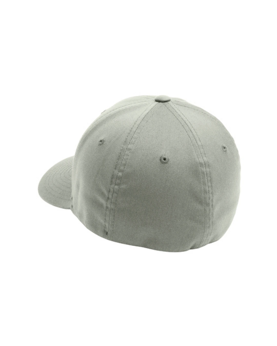 Custom fitted hats in Silver, back