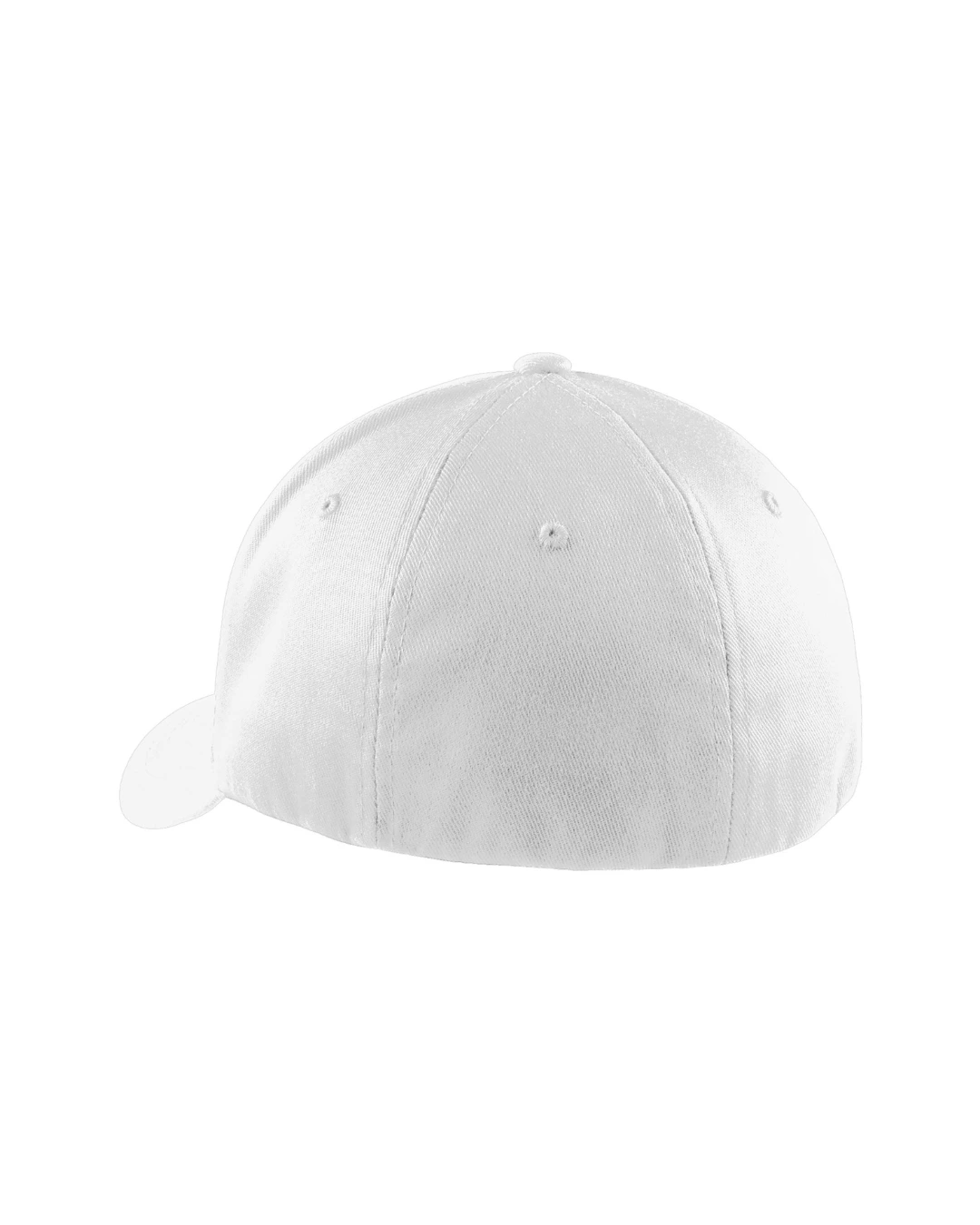 Custom fitted hats in White, back
