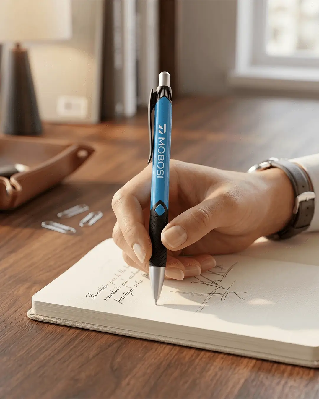 Custom pens, jumbo click