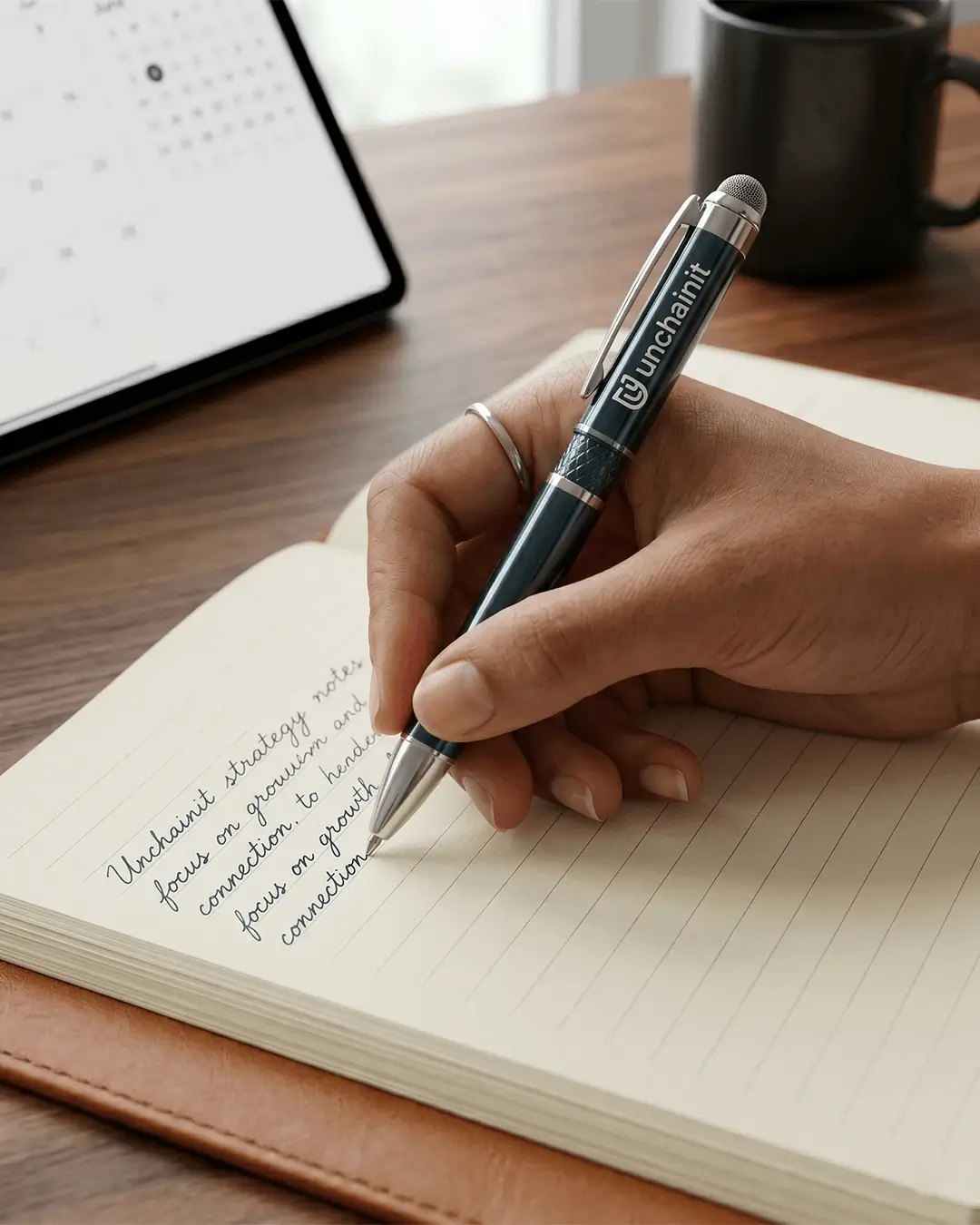 Custom stylus pens, executive enamel