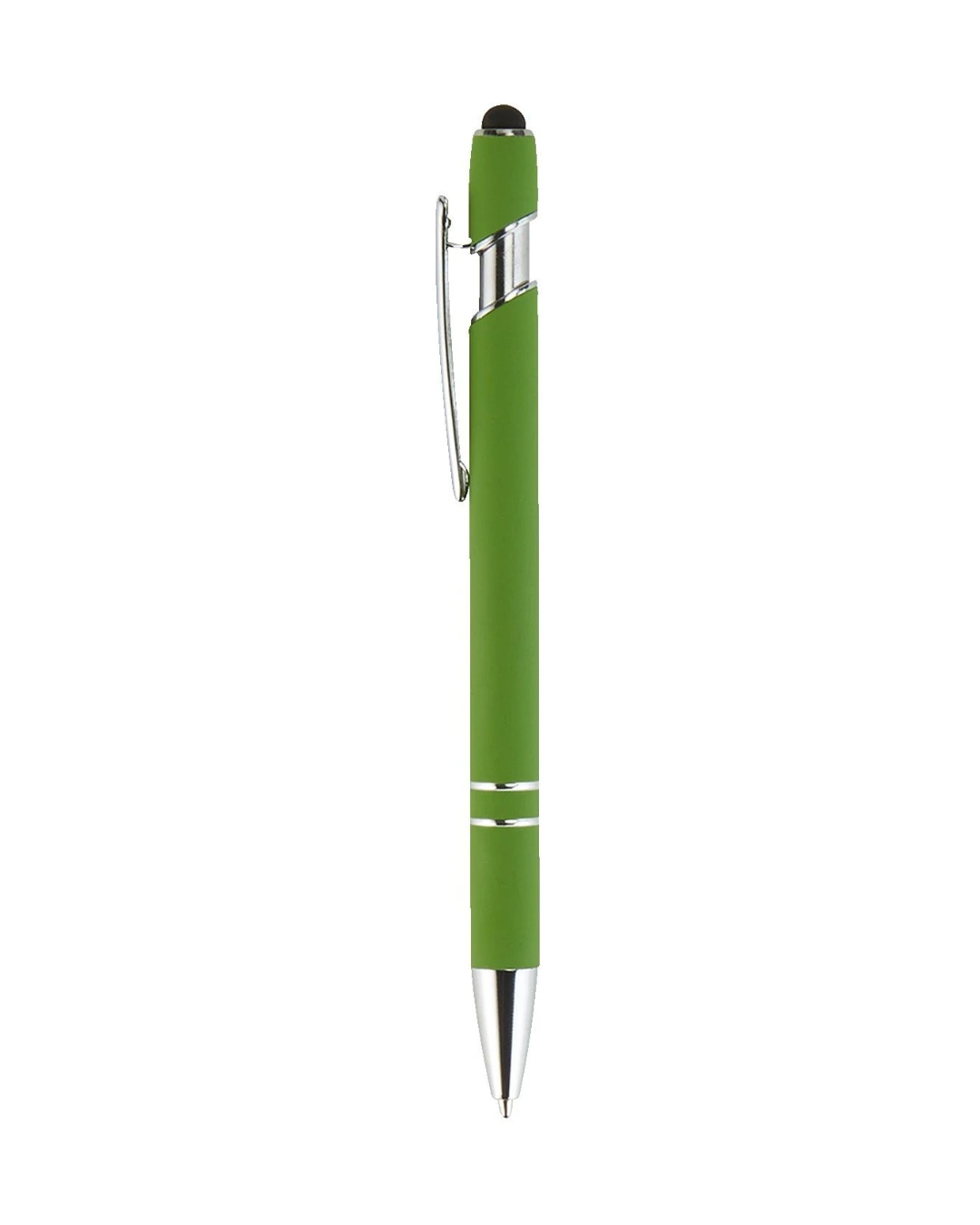 Custom metal pens in Lime Green