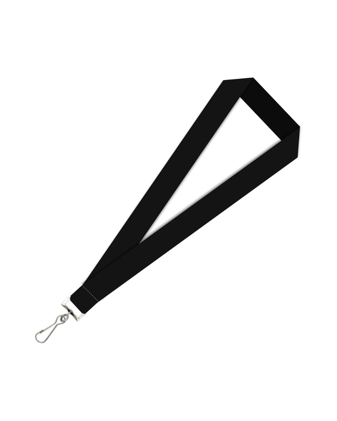 Custom badge reels with lanyard in Black