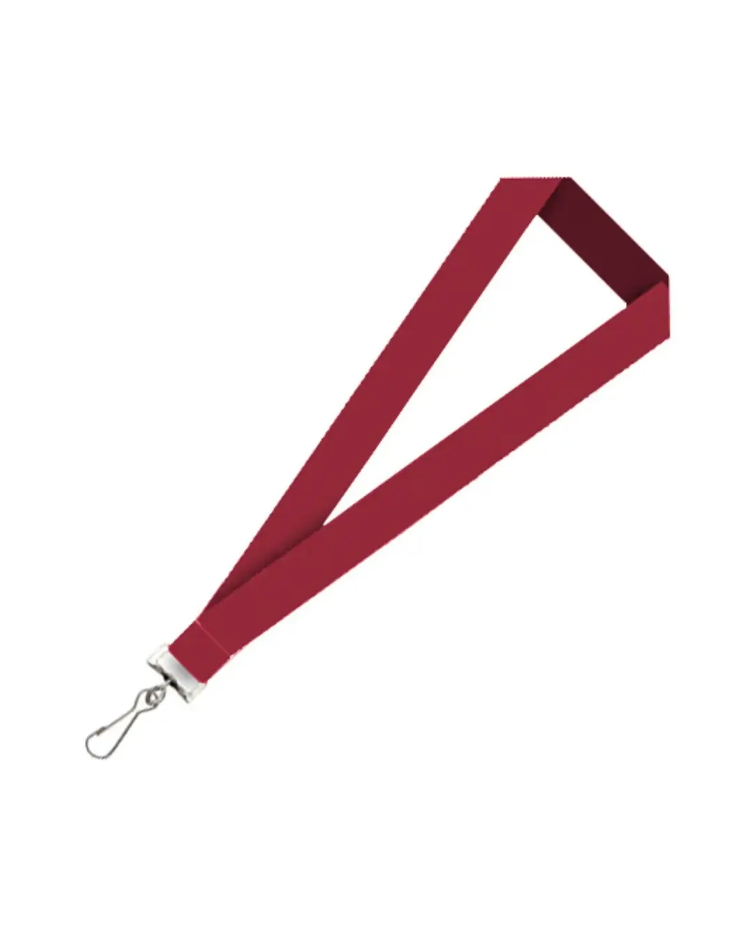 Custom badge reels with lanyard in Burgundy
