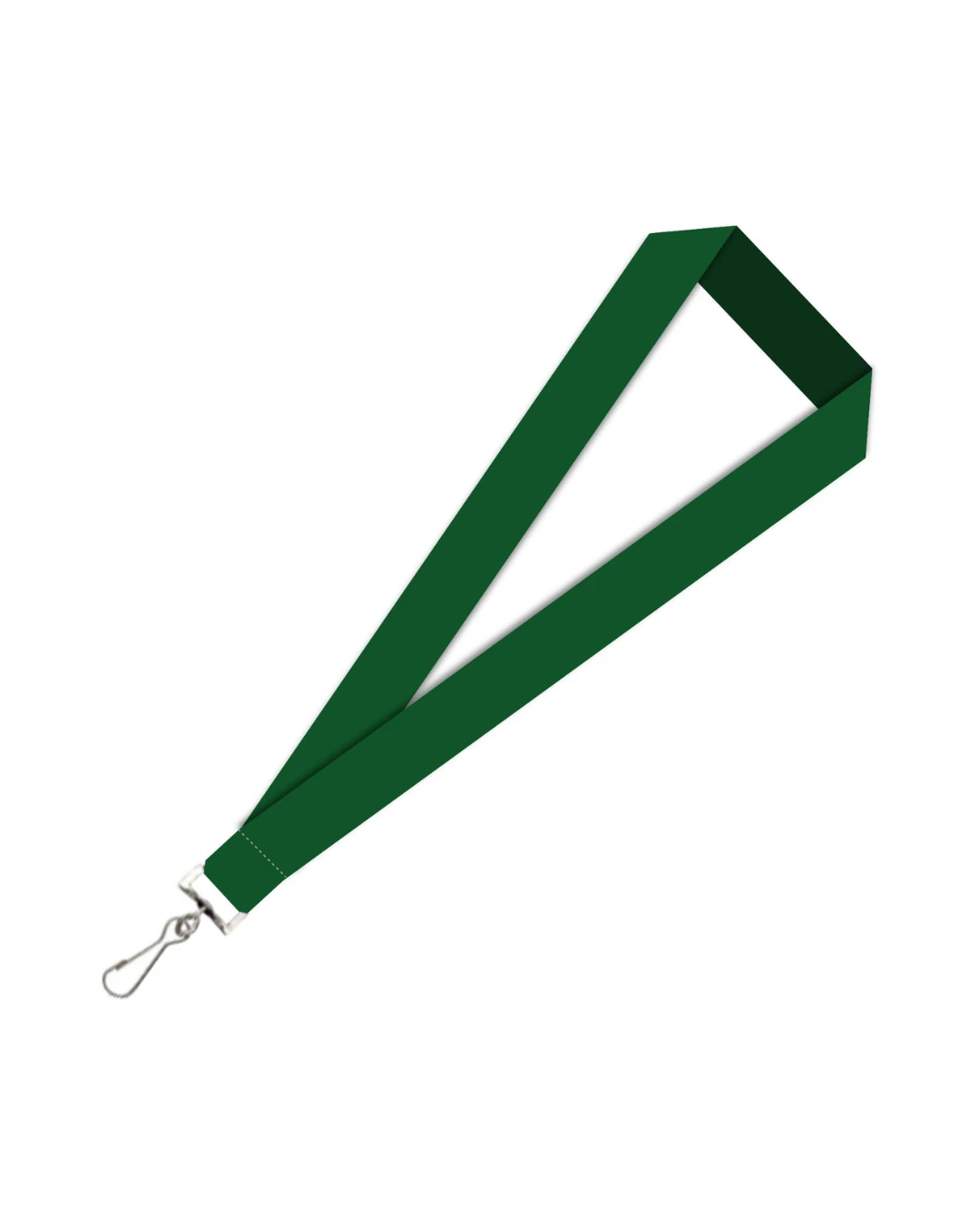 Custom badge reels with lanyard in Forest Green