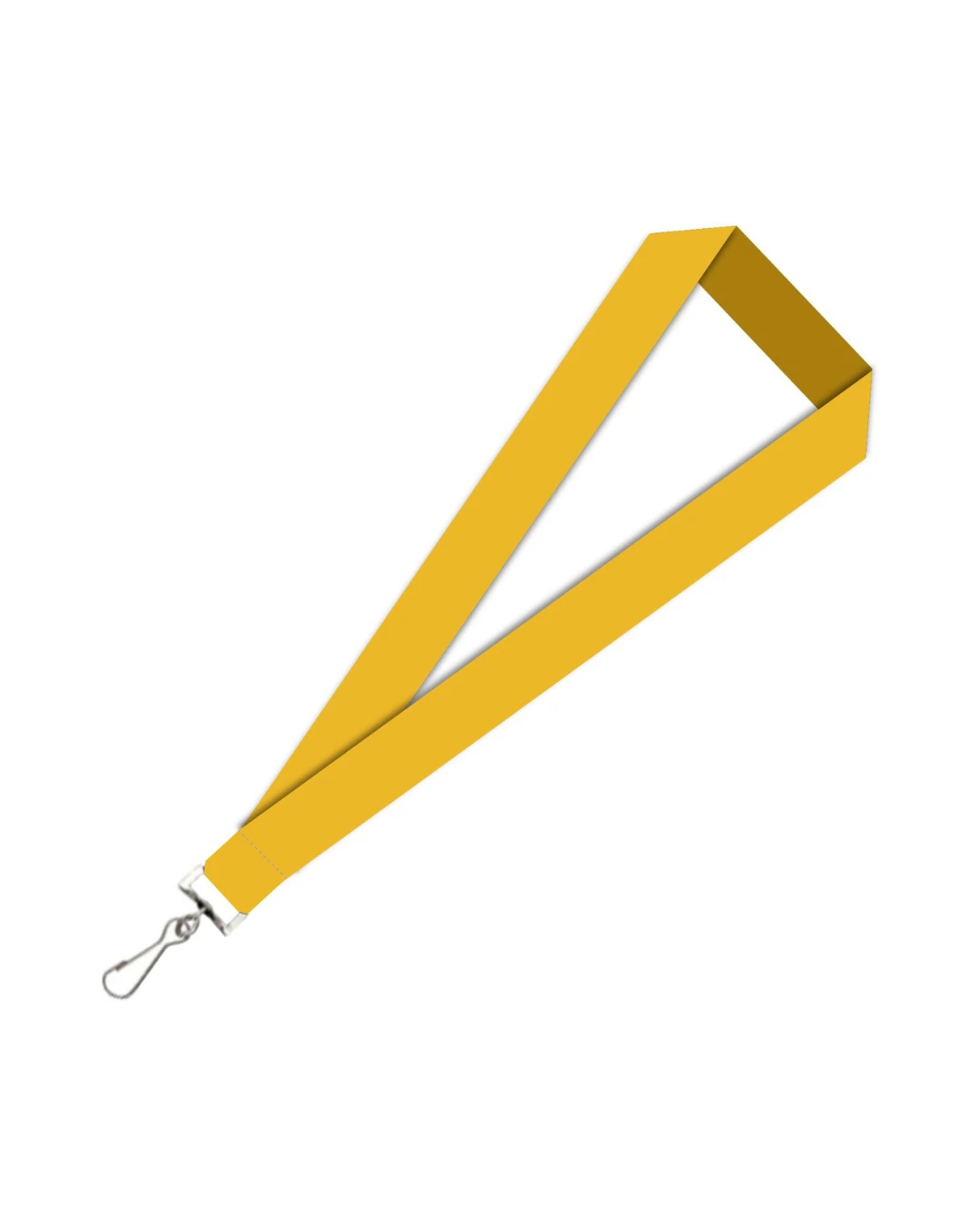 Custom badge reels with lanyard in Gold