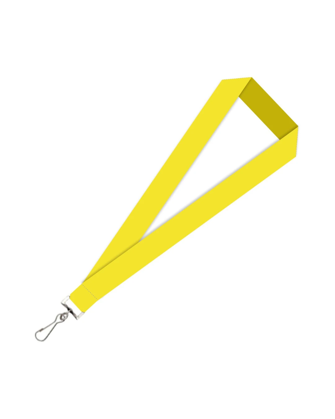 Custom badge reels with lanyard in Yellow