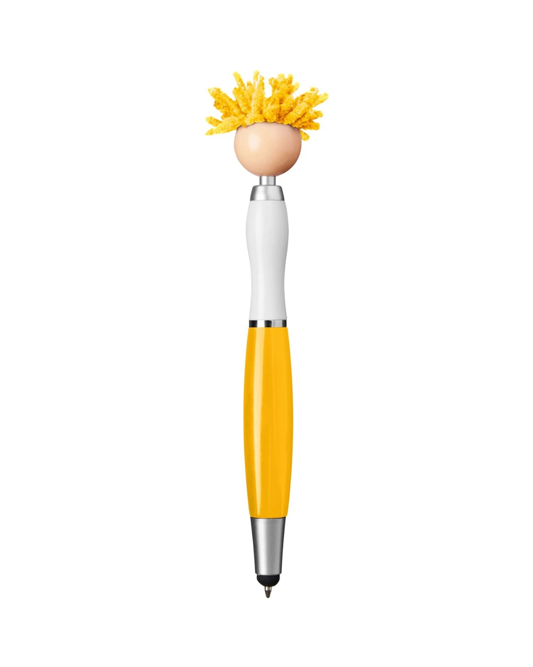 Custom MopToppers pens in Campus Gold, back
