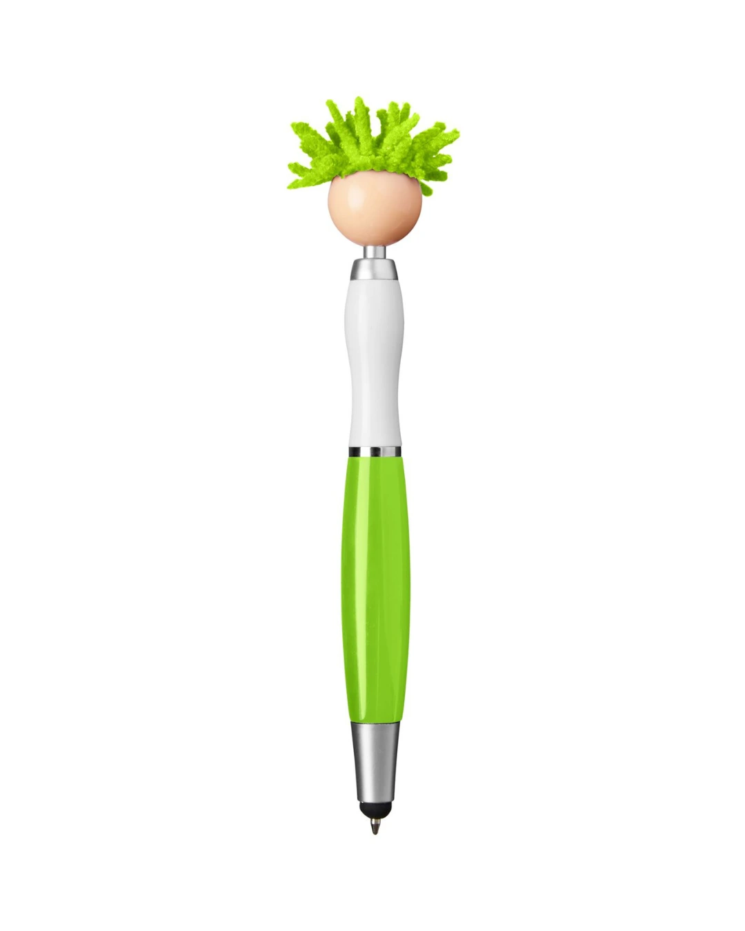 Custom MopToppers pens in Lime Green, back