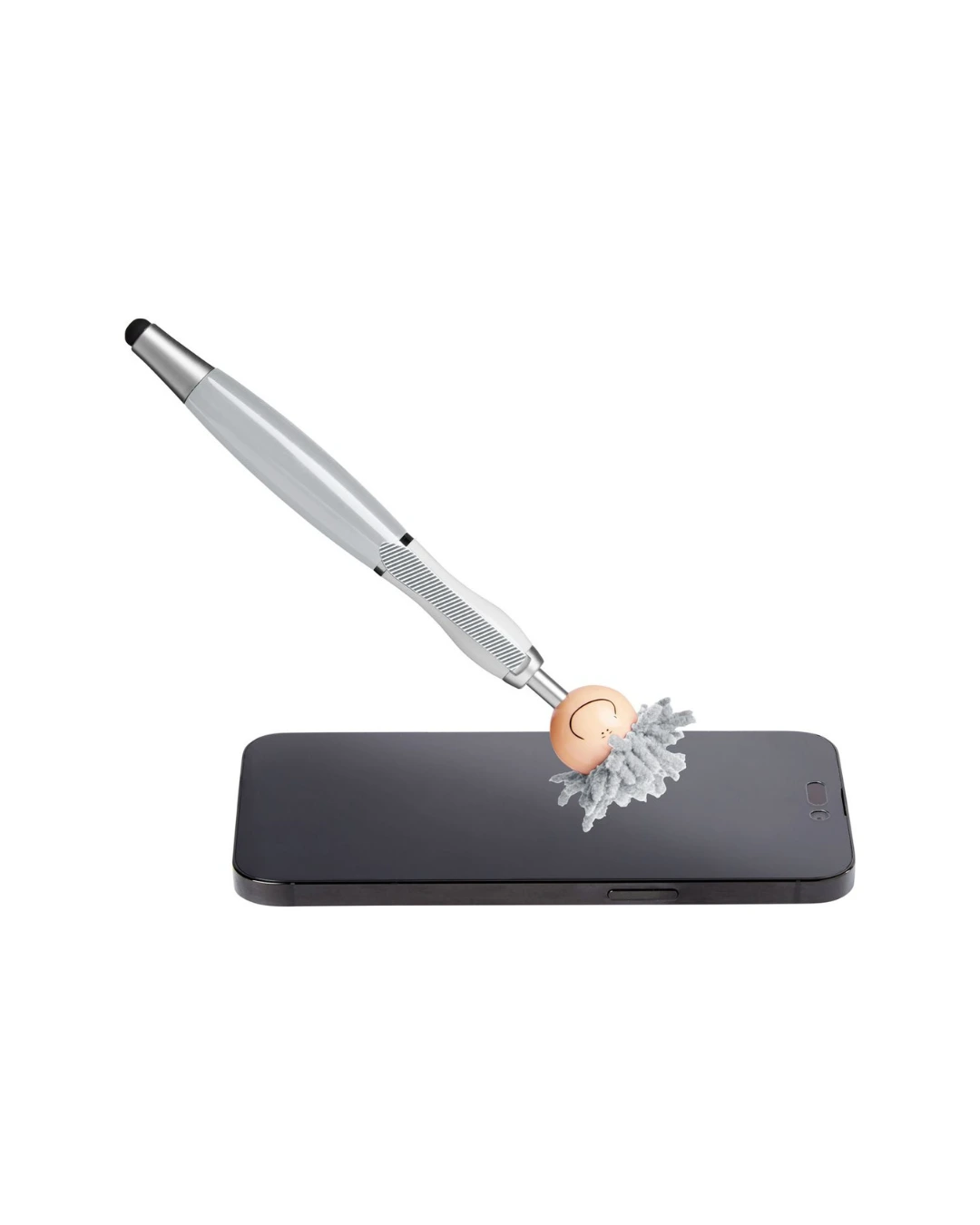 Custom MopToppers pens in Platinum, mop top detail