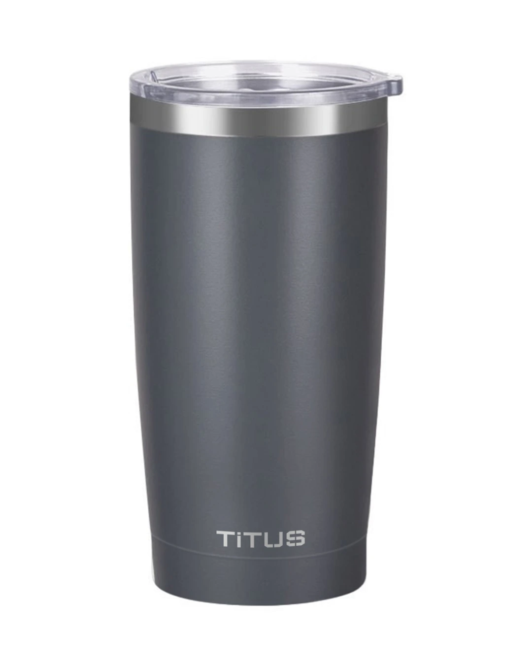 Custom stainless steel tumblers in Gray