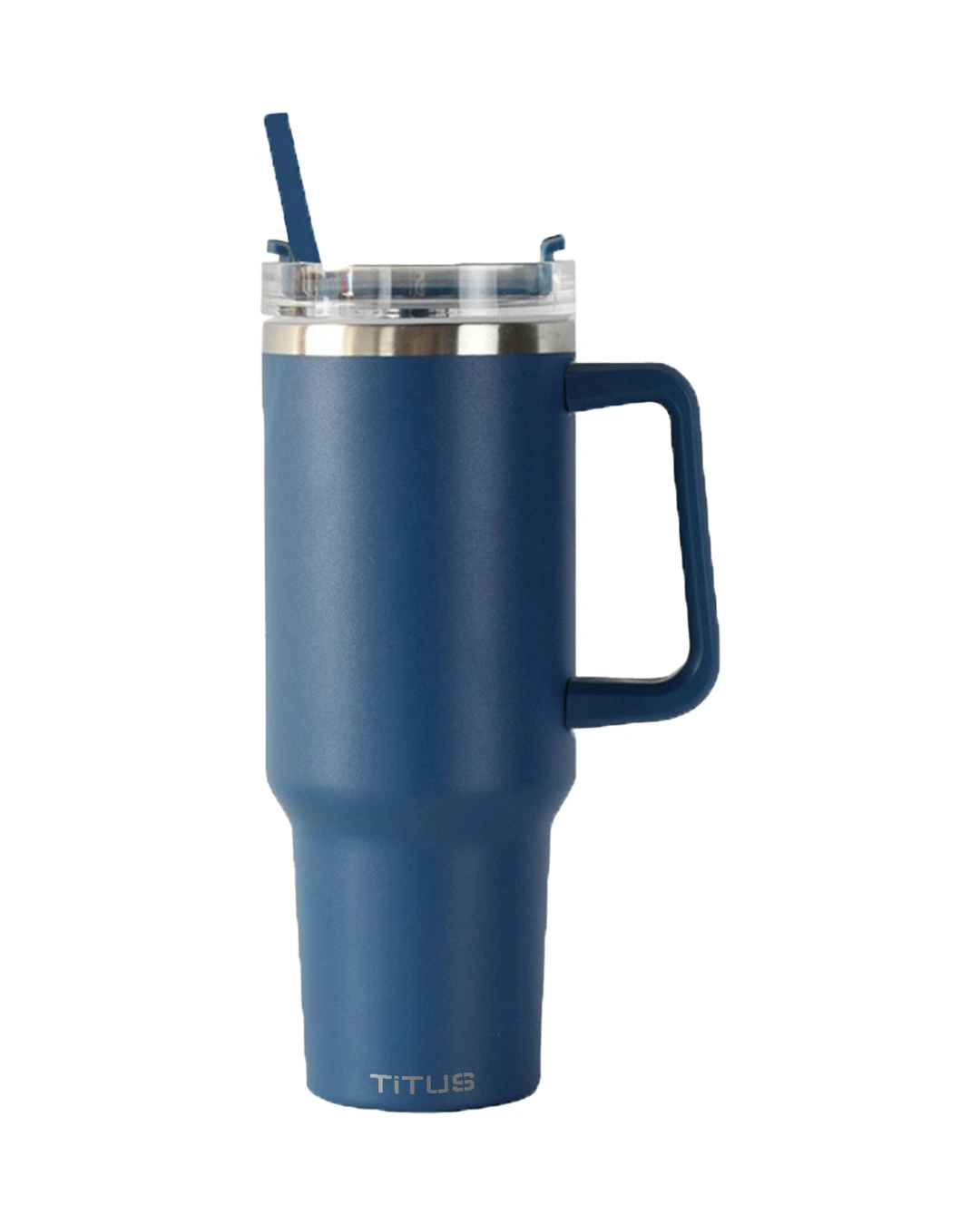 Custom travel mugs in Navy Blue