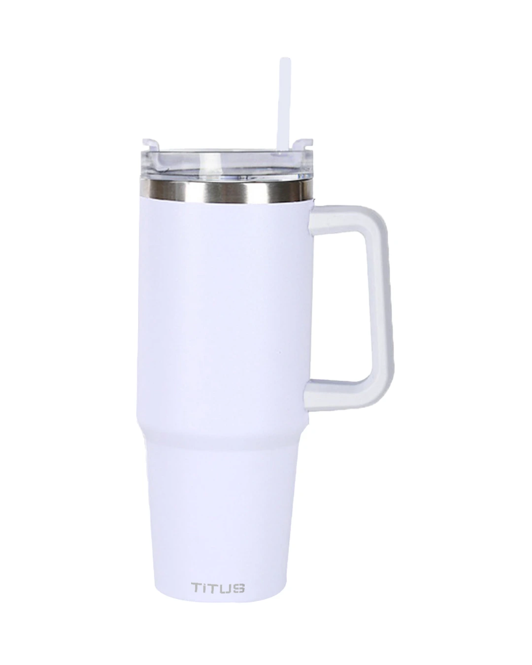 Custom travel mugs in White