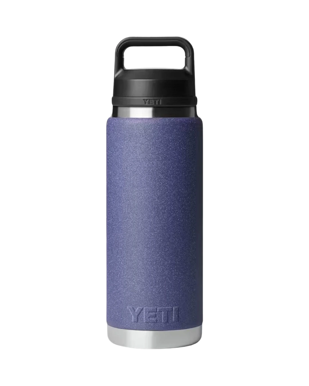 Custom YETI water bottles in moon dust, Rambler 26 oz with Chug Cap, laser engraved