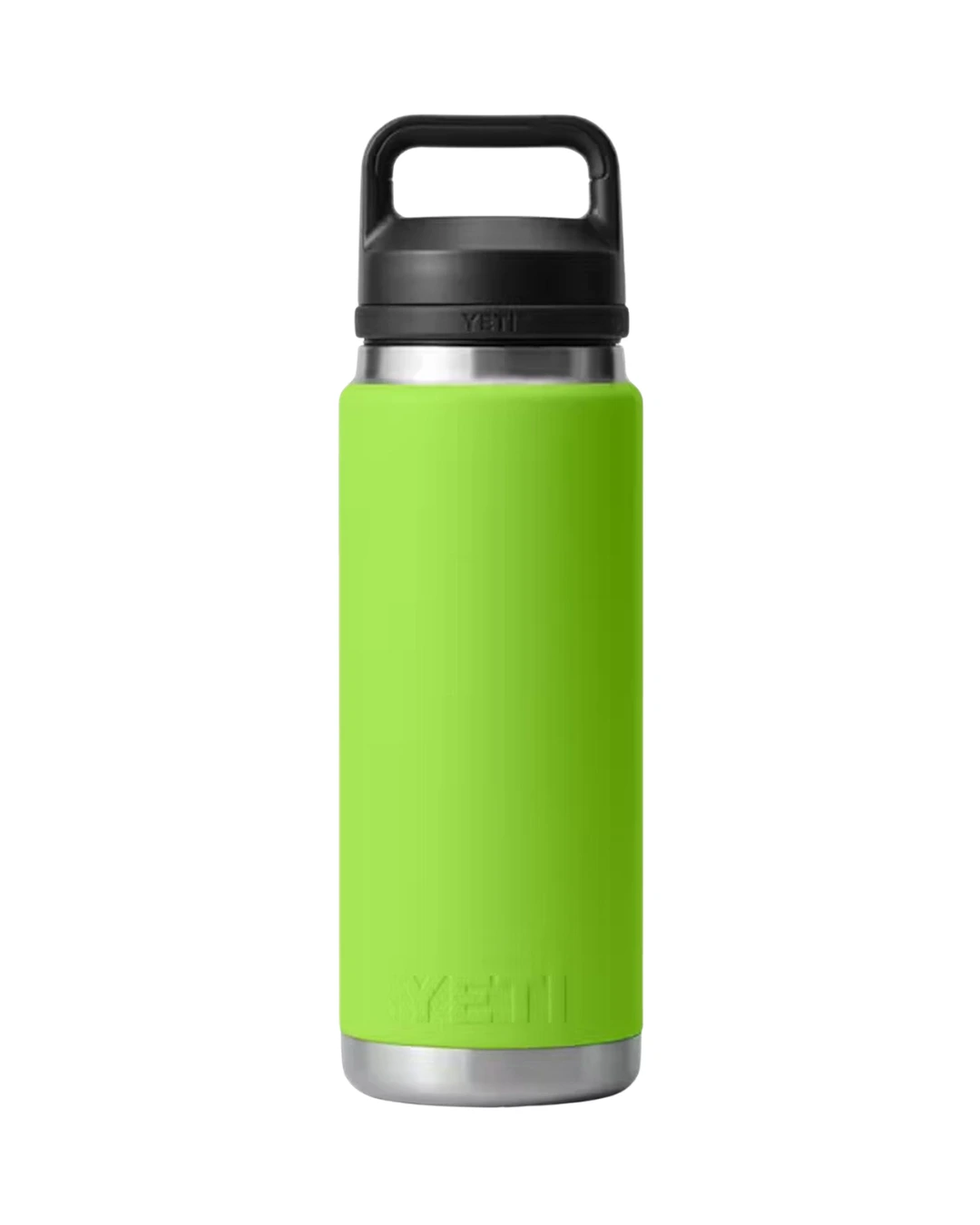 Custom YETI water bottles in venom, Rambler 26 oz with Chug Cap, laser engraved