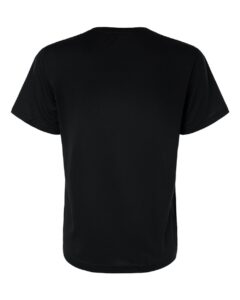Custom Adidas shirts for women in Black, Pregame performance tee, flat back